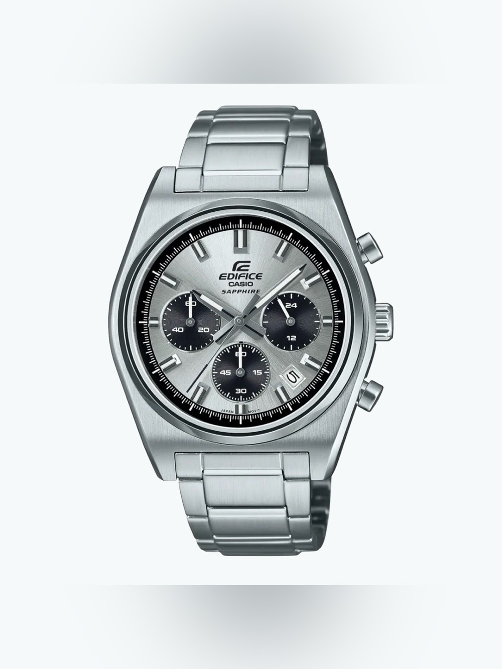 Casio Edifice EFB-730D-7AV Analog ChronographWatch (Silver)